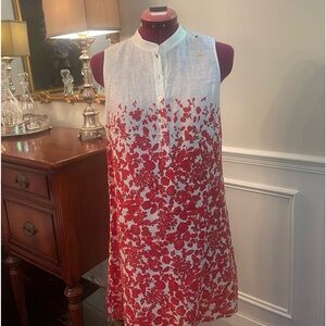 With tags, never worn Tory Burch linen shift, button placket perfect for summer